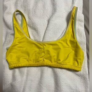 outdoor voices bathing suit top - yellow